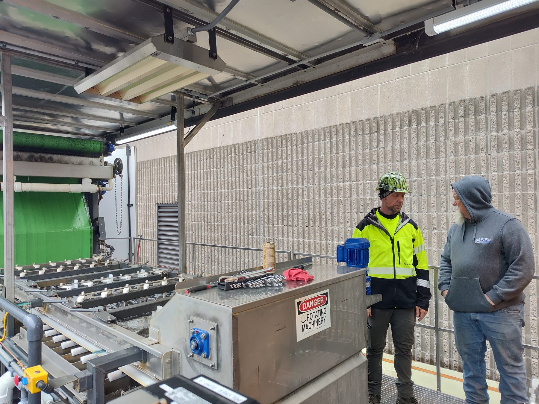 Canandaigua WWTP, Canandaigua, New York — Dewatering