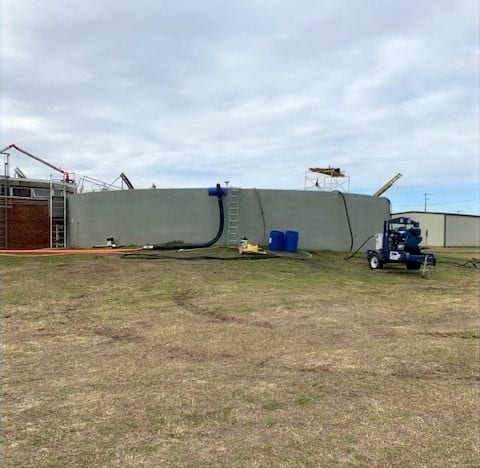 A digester under emergency service